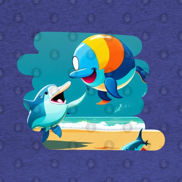 Baby blue dolphin by ShopColDigital